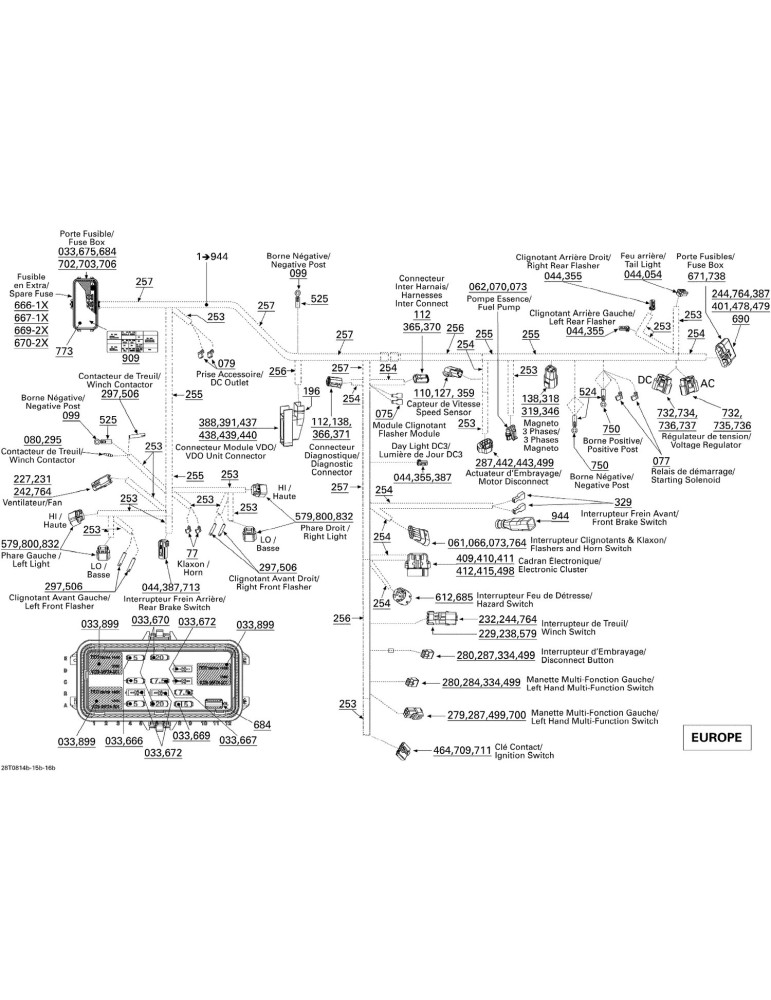MAIN HARNESS ASS Y – 710001268