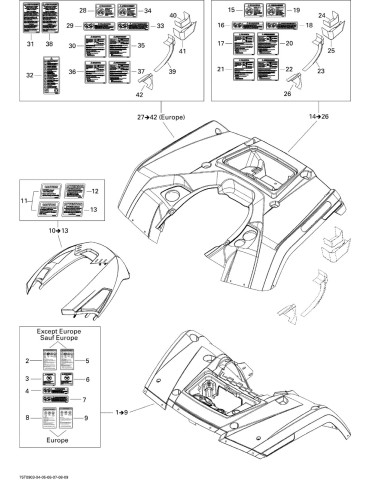 FRONT FENDER KIT, CAMO – 715000813
