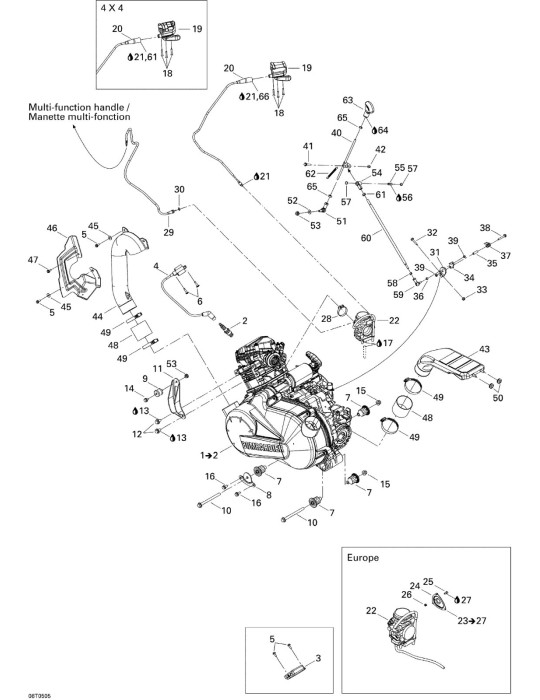 CARBURATOR, MIKUNI BSR33-56 – 707200230
