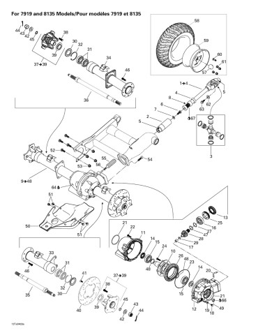 TUBE AXE GAUCHE*TUBE-AXLE LH. – 705500209