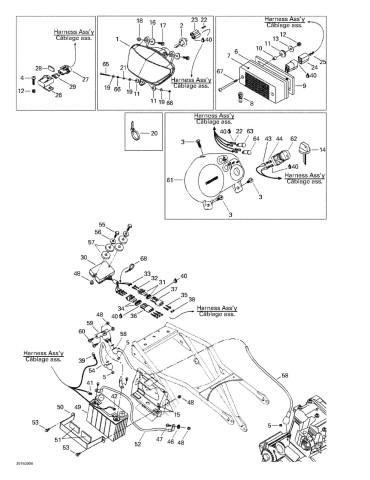 CABLAGE ASS.   *HARNESS-ASSY. – 710000071