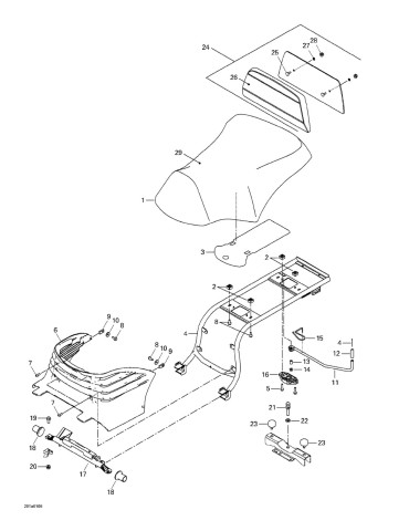 SIEGE ASSEMBLE *SEAT-ASSY. – 708000061