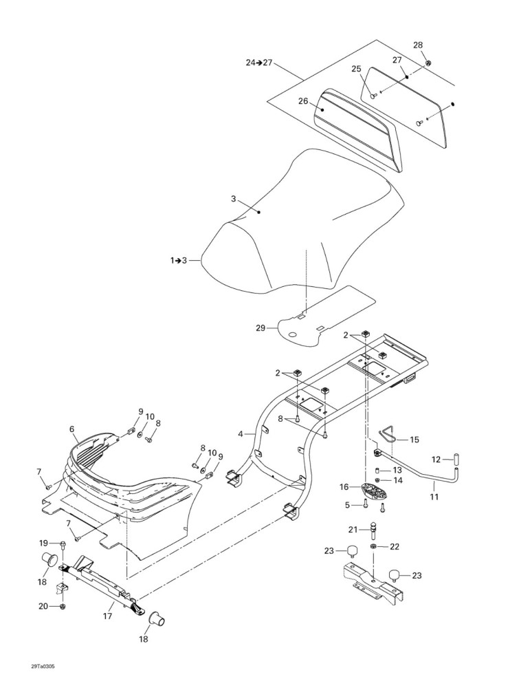 SIEGE ASSEMBLE *SEAT ASSEMBLY – 708000099
