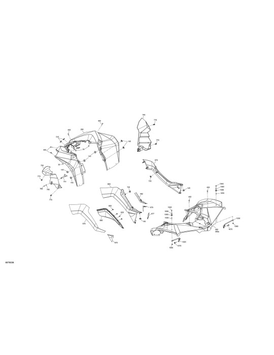 FRONT  FENDER ASSEMBLY – 715003163