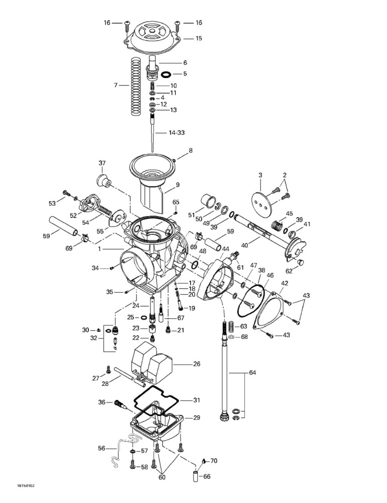 CARBURATEUR    *CARBURATOR – 707200001
