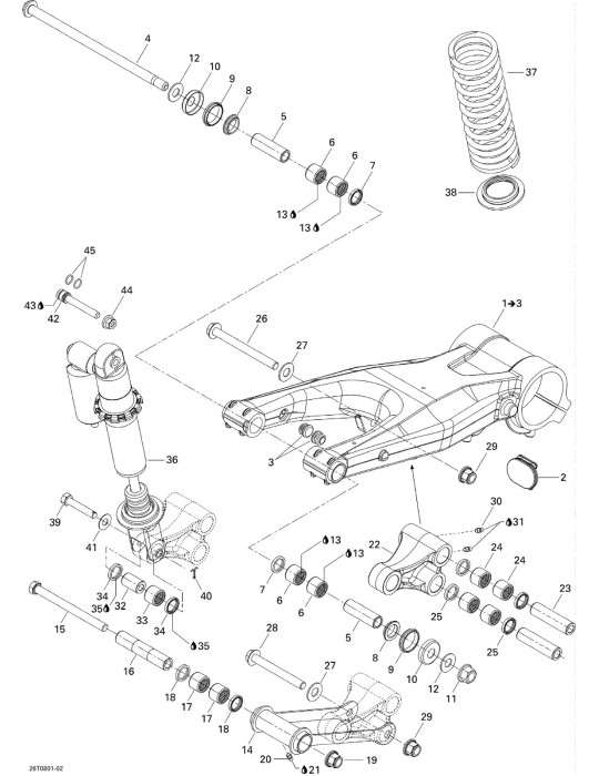SWING ARM ASS Y – 706000406 / 706000849