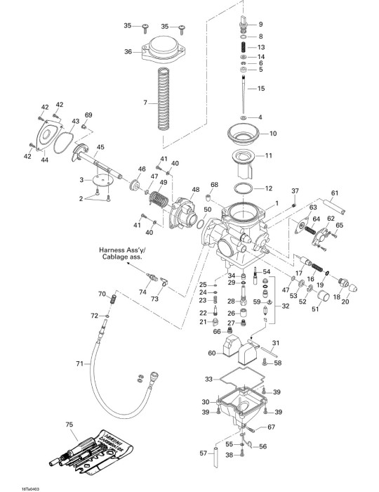 CARBURATOR ASS-Y BSR33-29 – 707200157