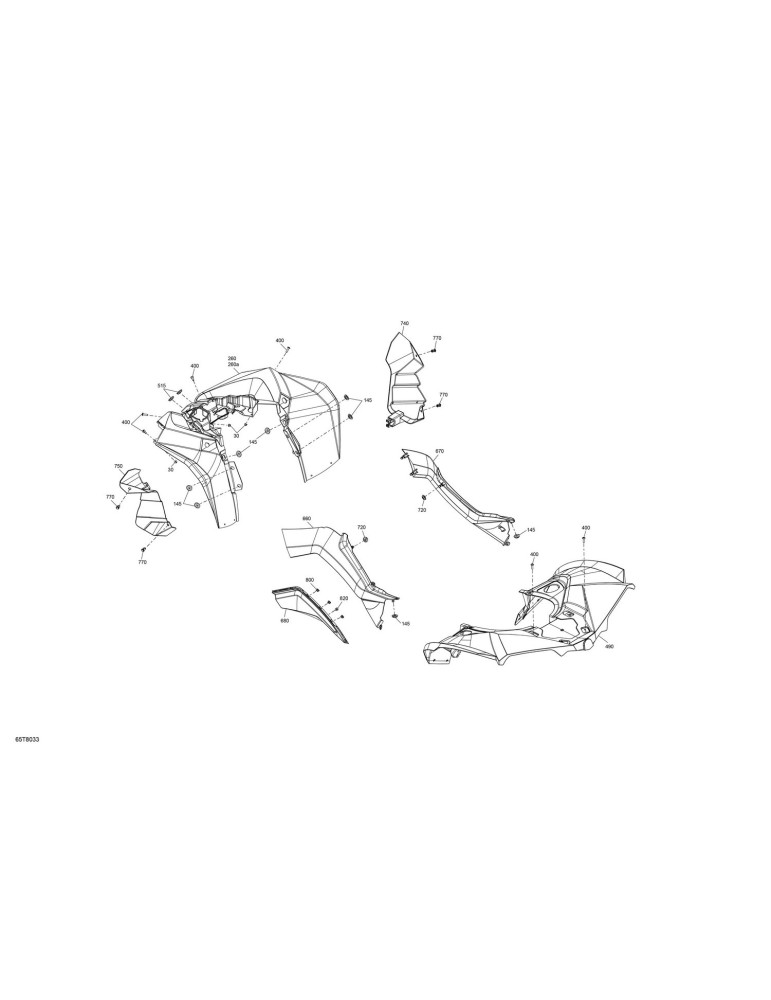 REAR FENDER KIT – 715001887
