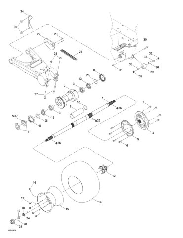 REAR AXLE – 705500220