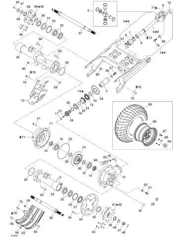 LH AXLE TUBE – 705500182