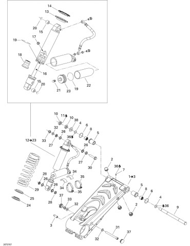 REAR SHOCK ASS Y – 706000231
