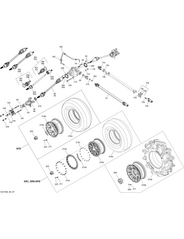 LH WHEEL ASS Y – 705401184