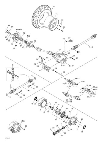 ARBRE ENTRAIN. *AXLE-DRIVE – 705400207