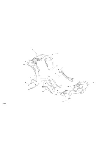 REAR FENDER ASS Y TIMELESS BLACK – 715007521