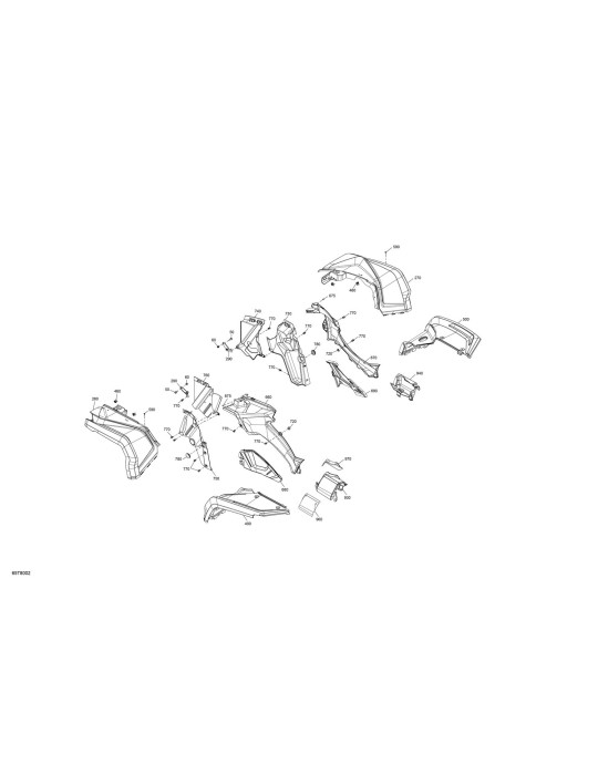 DEEP PEWTER RH FRONT FENDER KIT – 715002618