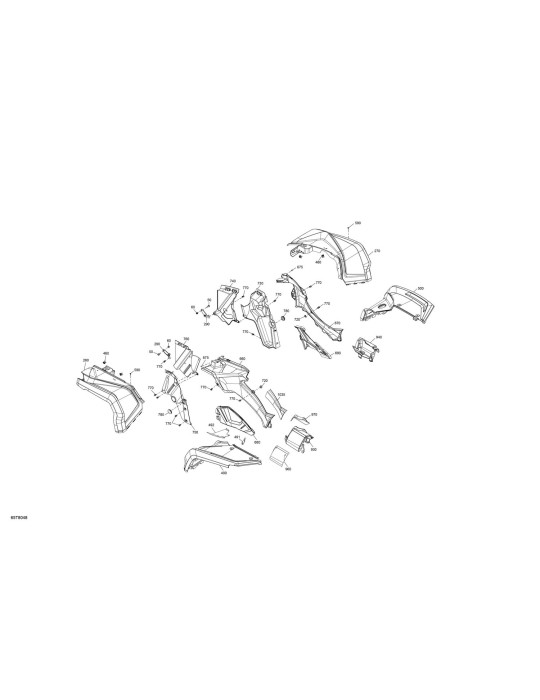 TIMELESS BLACK LH REAR FENDER KIT – 715004645