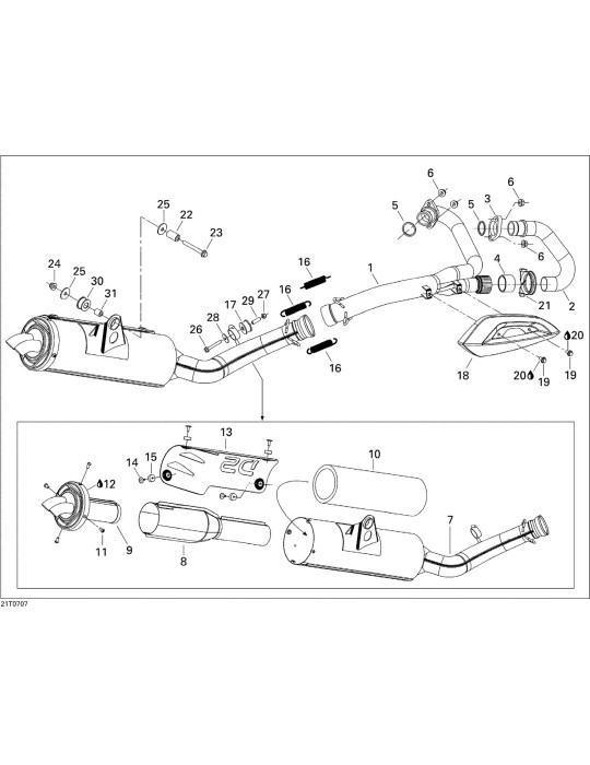 TUNED PIPE – 707600188