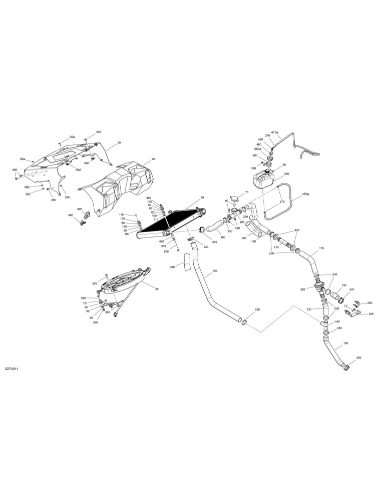 SUPPORT_RADIATOR B-450 ASSY – 709201019