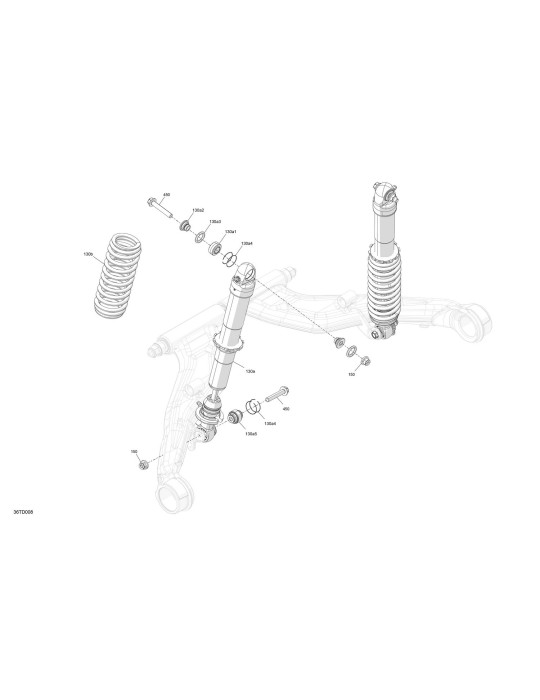 SHOCK ABSORBER REAR – 706004849