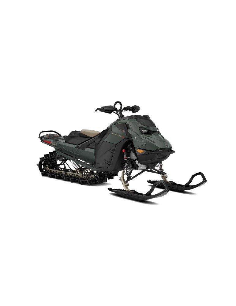 2026 Summit X with Expert Pkg 850 E-TEC Turbo R Terra Green Color | Ski doo