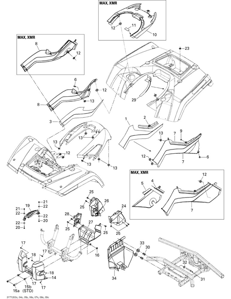 RH LATERAL PANEL, ORBITAL BLUE – 705004221