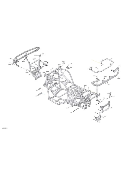 ANCHORAGE_BUMPER REAR ECOAT – 705211733