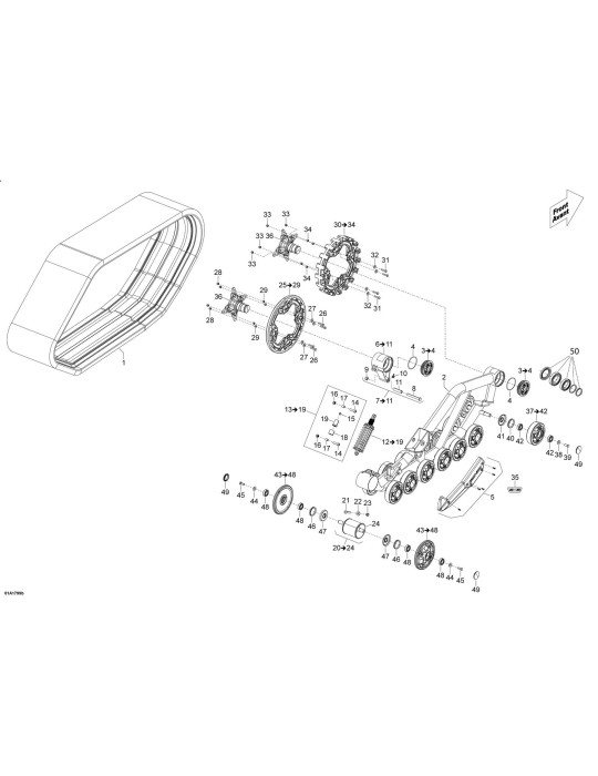 COMPLETE SPRING ASSEMBLY – 715003075