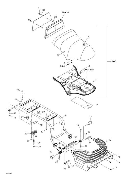 SEAT SUPPORT, BLACK – 708000069