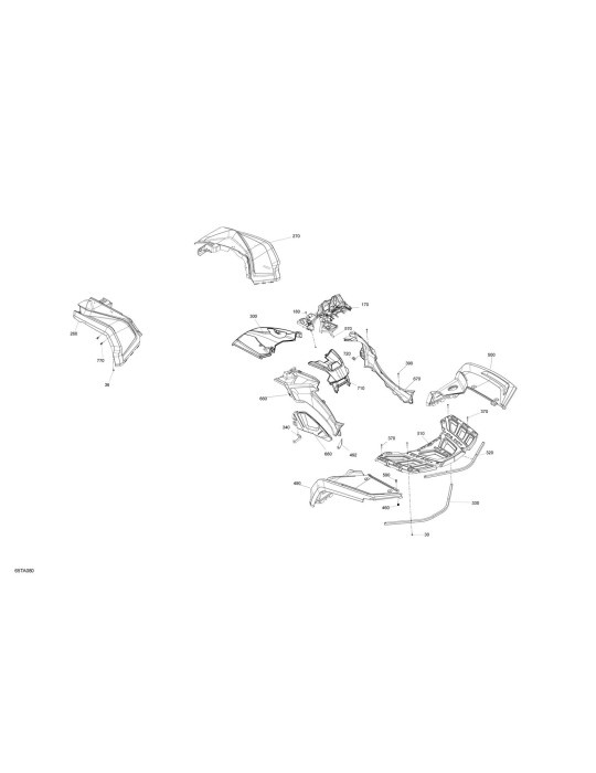 GRANIT GRAY LH FRONT FENDER KIT – 715007053
