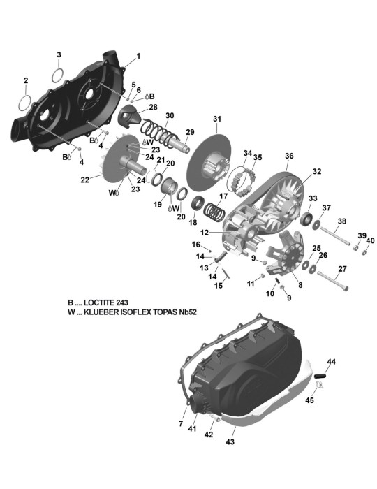 CENTRIFUGAL LEVER KIT – 420248496