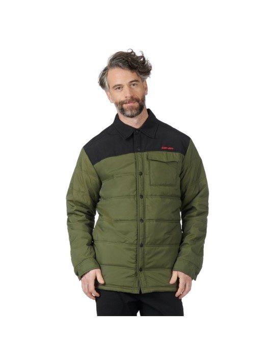 HYBRID PUFFER OVERSHIRT MEN S