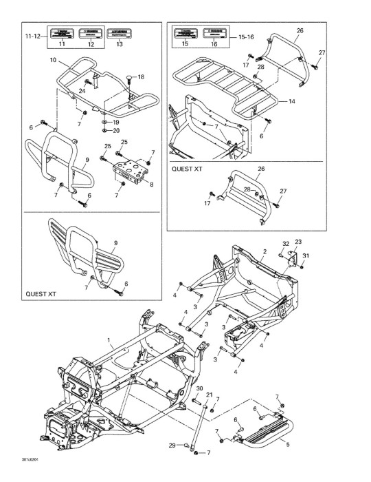 PARE-CHOCS     *REAR BUMPER – 705000166
