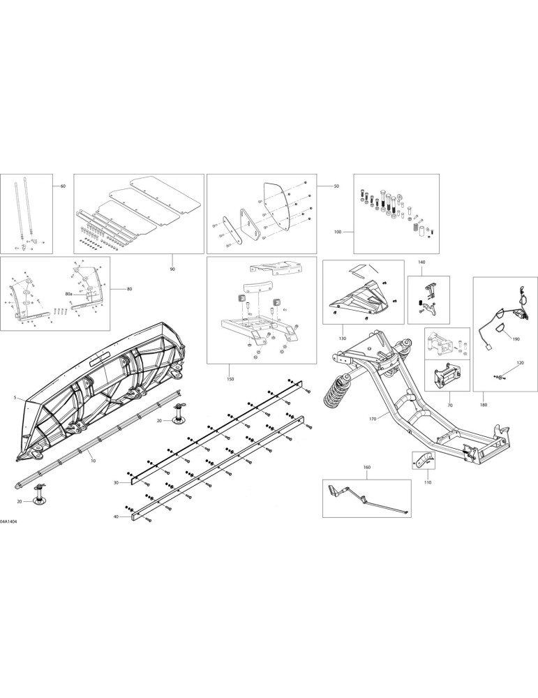 PLOW EXTENSION KIT, 4 – 715001385