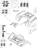 REAR FENDER KIT, BLACK – 715001433