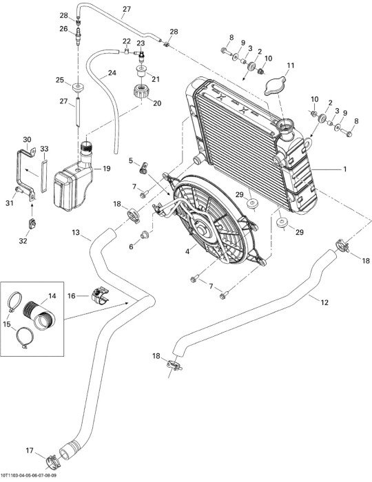 RADIATOR – 709200305 / 709200410