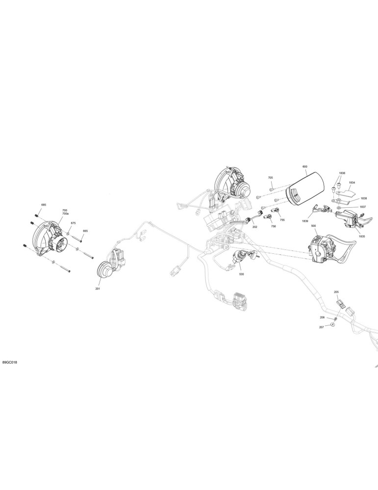 MULTIFUNCTION HOUSING ASSEMBLY – 710004990
