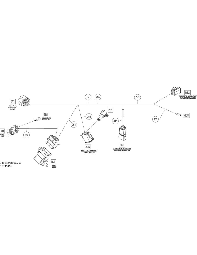 COMPRESSOR HARNESS ASS Y – 710003189