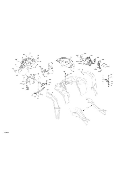 CENTRAL PANEL  KIT – 715003178