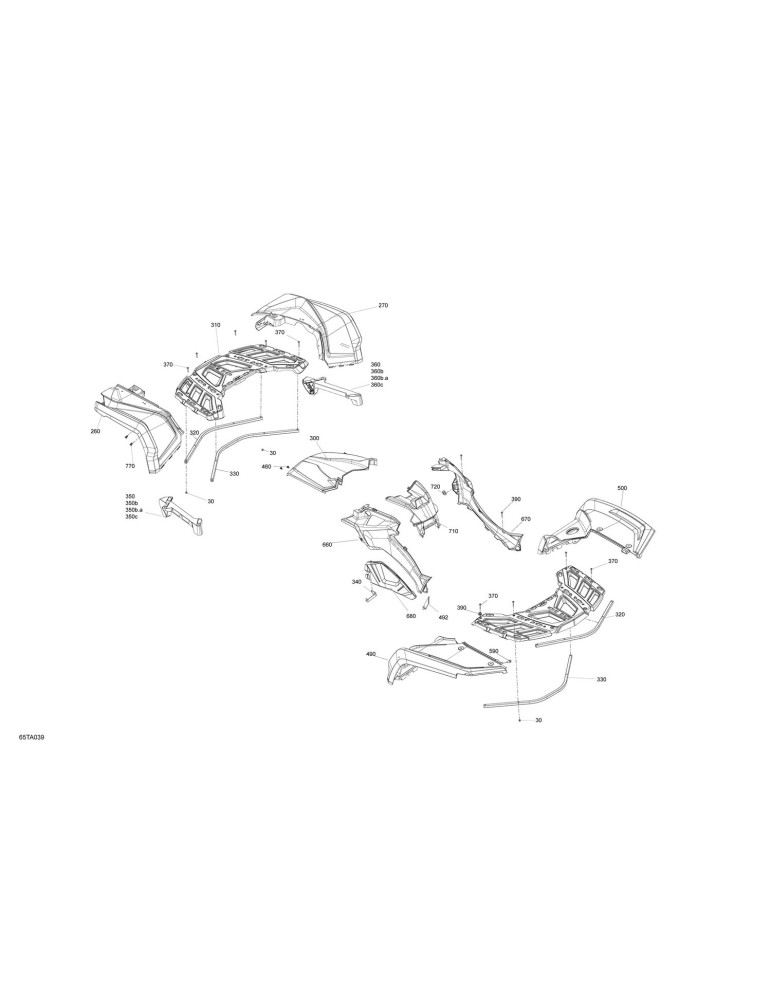 GRANIT GRAY LH REAR FENDER KIT – 715007066