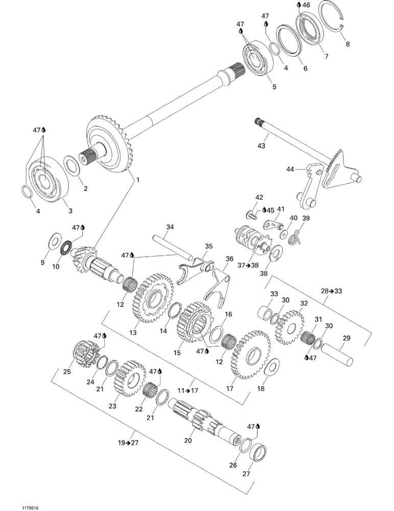 SHIFT DRUM ASS Y – 420257175