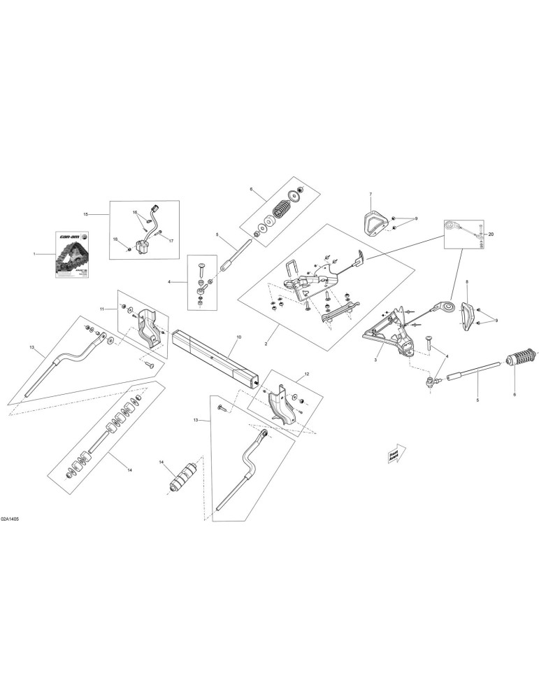 RUBBER AND FRONT SPRING KIT – 715001615