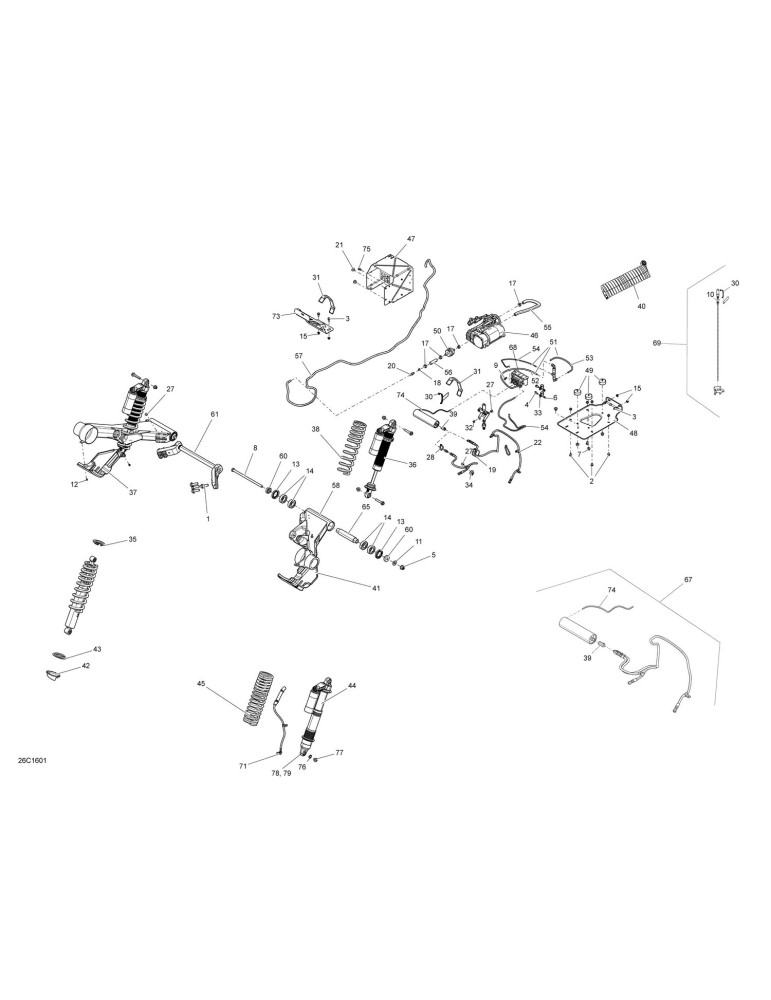 YELLOW REAR SPRING – 706000667
